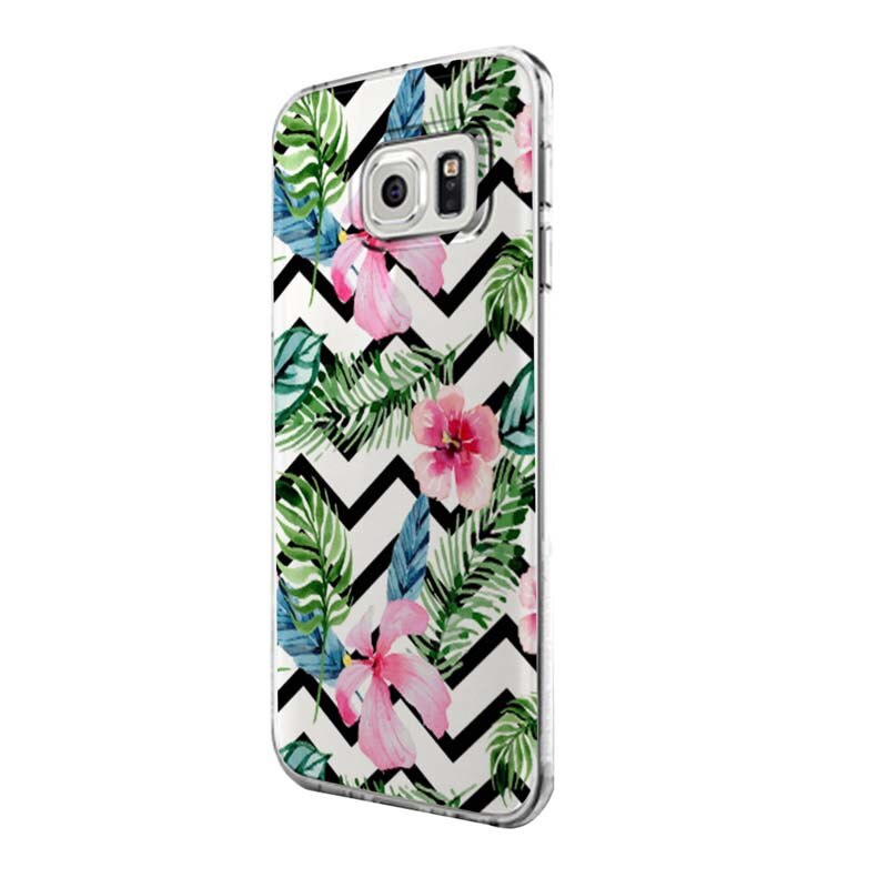 Husa Silicon, Transparent, Slim, Tropical, Xiaomi Mi5S