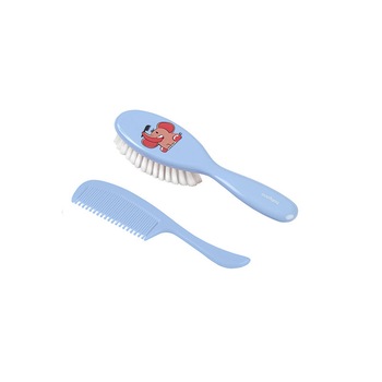 Set perie din par natural super moale si pieptene Elephant Blue Set perie din par natural super moale si pieptene Elephant Blue