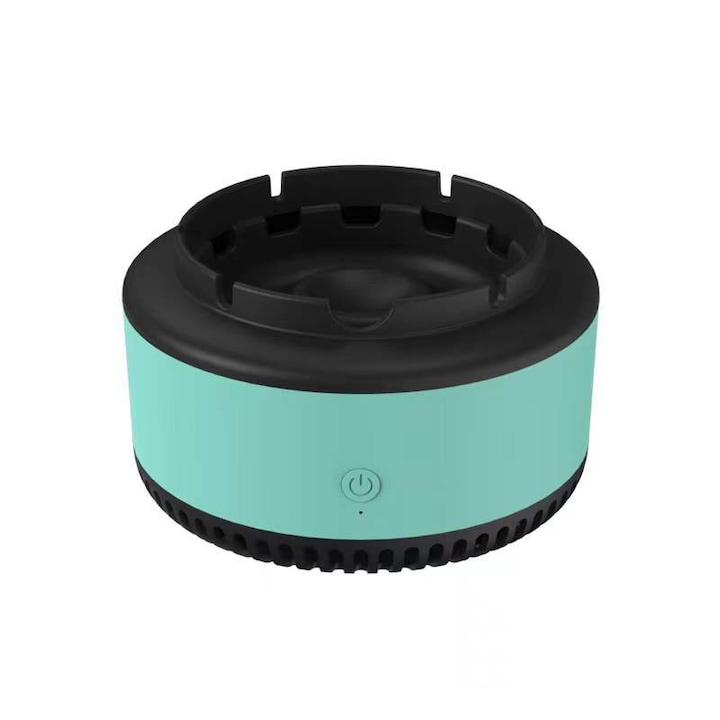 EAG-9830 hamutartó légtisztítóval, aktívszén szűrő, negatív ionok, beépített ventilátor, türkiz, 130 x 78 mm