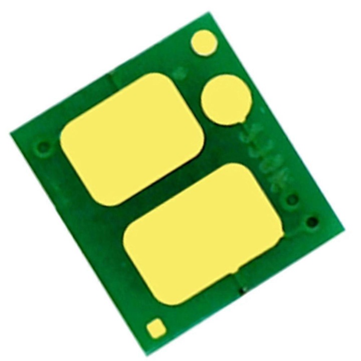 Kompatibilis toner chip CRG-055/CRG-055H Canon Color imageCLASS MF742Cdw MF743Cdw MF744Cdw MF746Cx i-SENSYS LBP663Cdw LBP664Cx készülékekhez, sárga/zöld, E33-A149-E21347-CJ