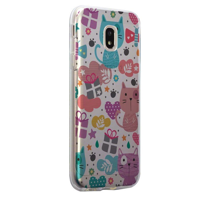 Husa Silicon, Transparent, Slim, Lovely Cat, HTC U Play