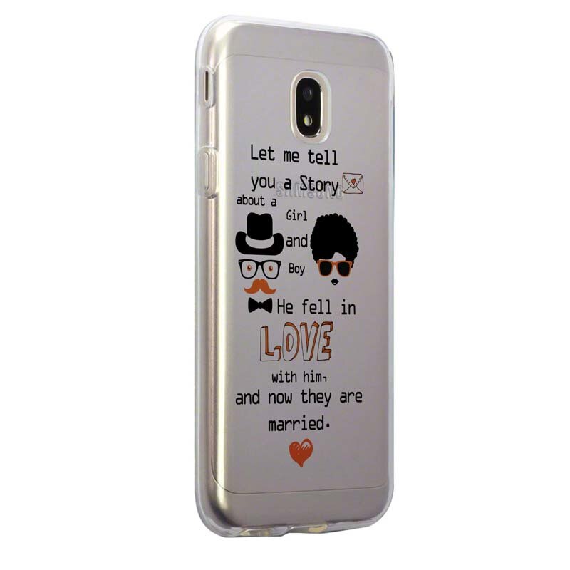 Husa Silicon, Transparent, Ultra Slim 0.3MM, Married, Samsung Galaxy J5 2017
