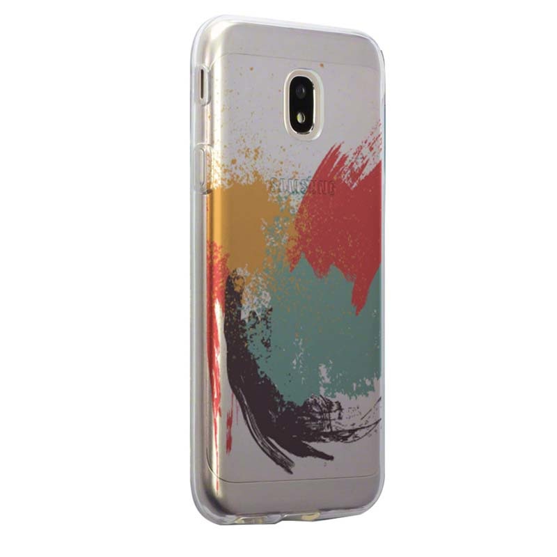 Husa Silicon, Transparent, Slim, Painting, Xiaomi Mi4