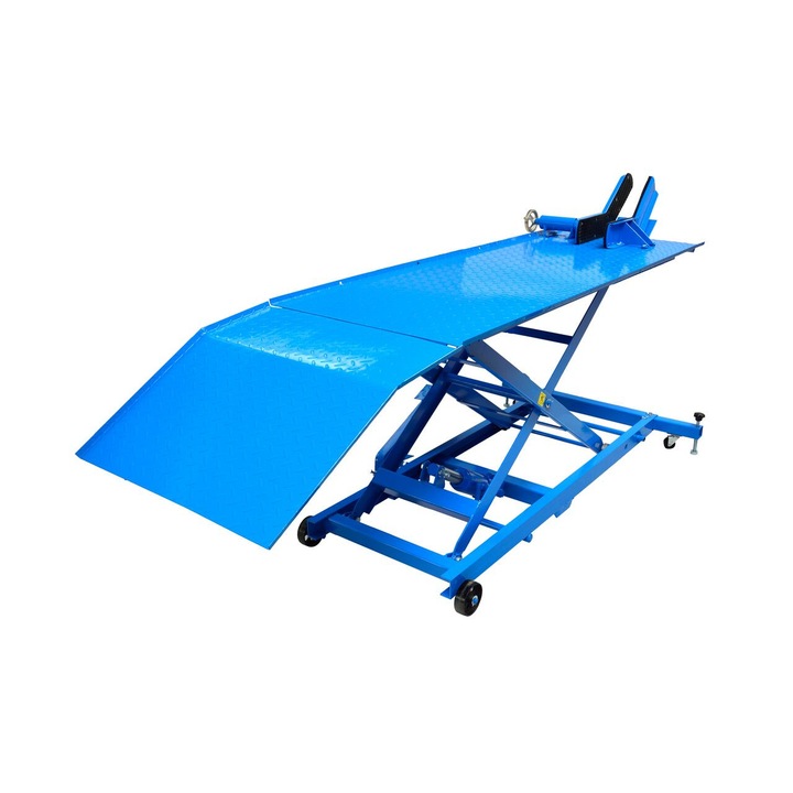 Platforma profesionala hidraulica pentru ridicarea motocicletelor, Geko, 450 kg