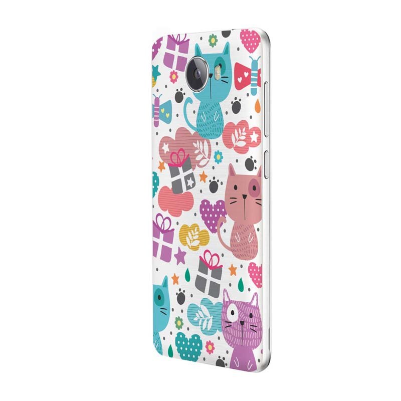Husa Silicon, Transparent, Slim, Lovely Cat, Huawei Y7 / Enjoy 7 Plus / Nova Lite Plus 2017
