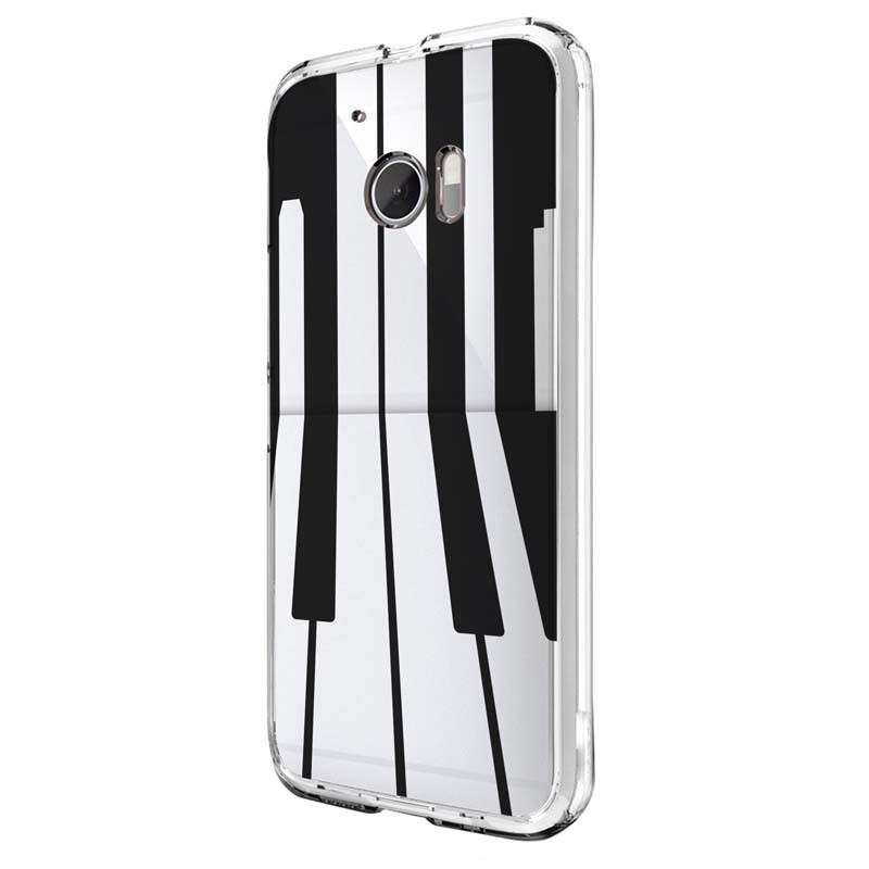 Husa Silicon, Transparent, Slim, Piano, HTC U Ultra