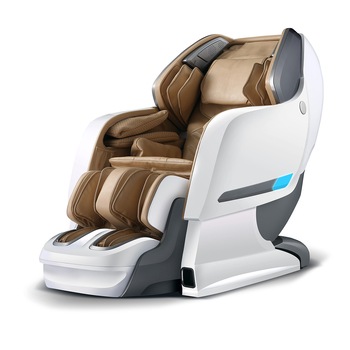 Fotoliu de masaj Komoder LUXOR alb cu bej Fotoliu de masaj Komoder LUXOR alb cu bej