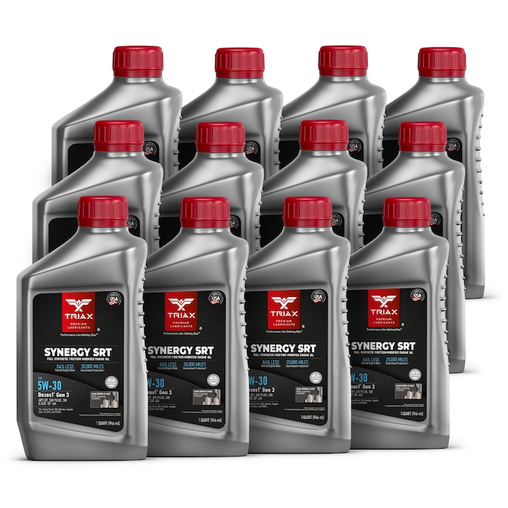 BAX (12 x 946 ml) Ulei de Motor Full Sintetic TRIAX SYNERGY SRT 5W-30 GM Dexos 1, Ford, Opel