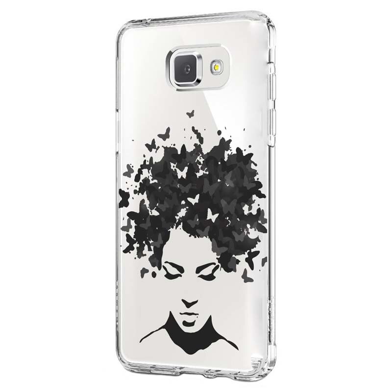 Husa Silicon, Transparent, Slim, Woman B&W, Xiaomi Mi4