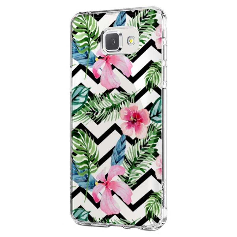 Husa Silicon, Transparent, Slim, Tropical, Xiaomi Mi4