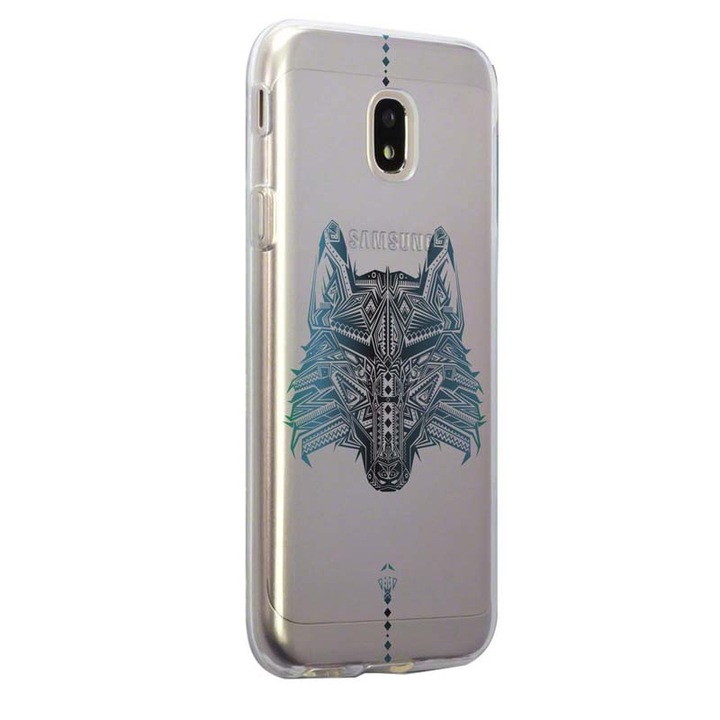 Силиконов кейс, Transparent, Slim, Wolf, HTC Desire 12 Plus