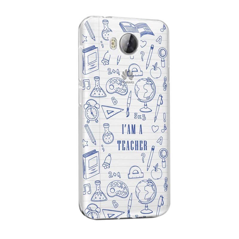 Husa Silicon, Transparent, Slim, School Teacher, Huawei Honor 4A