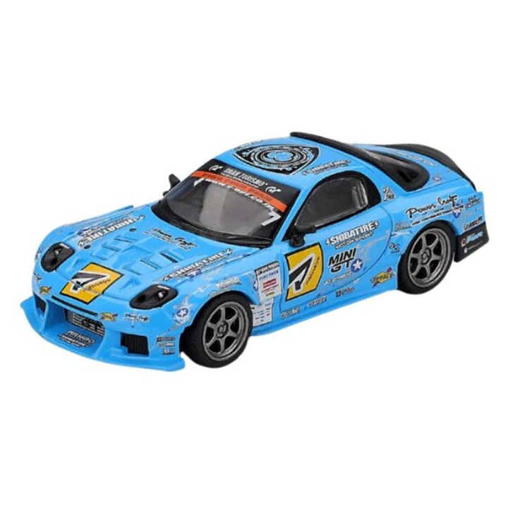 Mazda RX-7 (FD3S) Re-Amemiya D1GP 2025 autómodell 1:64 Mini GT (MGT01195-R)