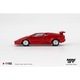 Lamborghini Countach 25th Anniversary Red 1988 1:64-es méretarányú Mini GT modellezőautó (MGT01192-L)