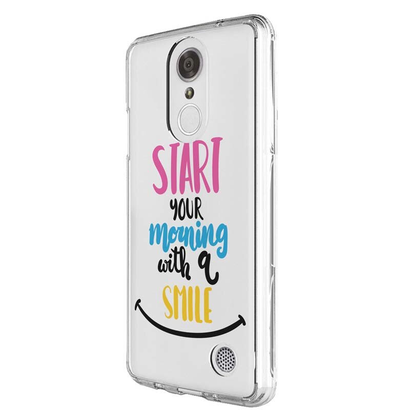 Husa Silicon, Transparent, Slim, Smile At Morning, Huawei Y7 / Enjoy 7 Plus / Nova Lite Plus 2017