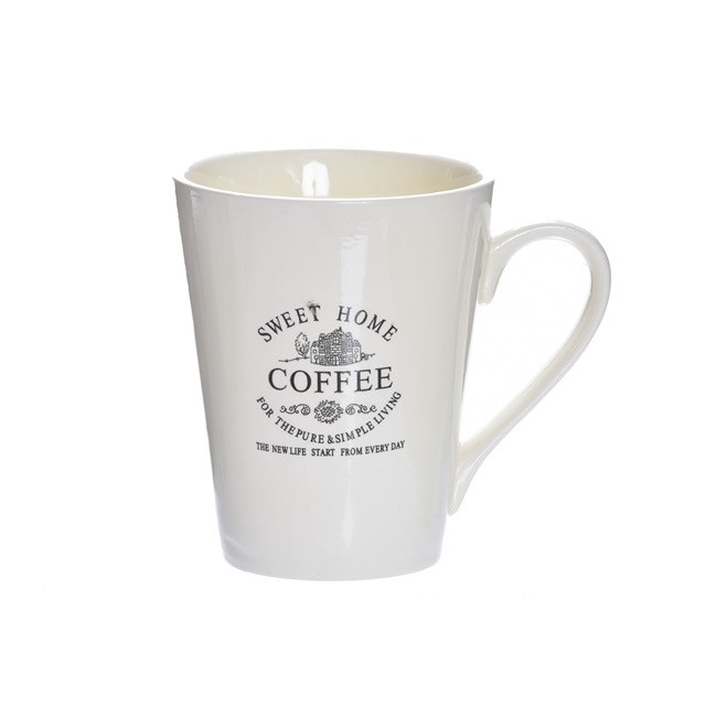 Cana pentru cafea din ceramica de culoare crem