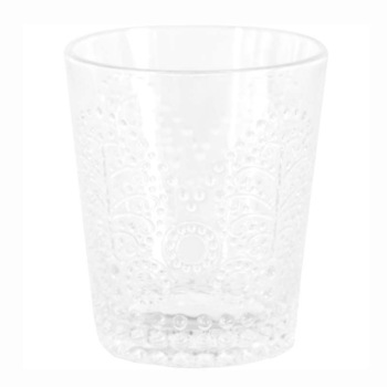 Pahar pentru apa din sticla cu model perlat Pahar pentru apa din sticla cu model perlat