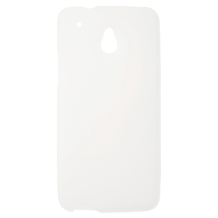 Husa silicon transparenta cu spate mat pentru HTC One Mini