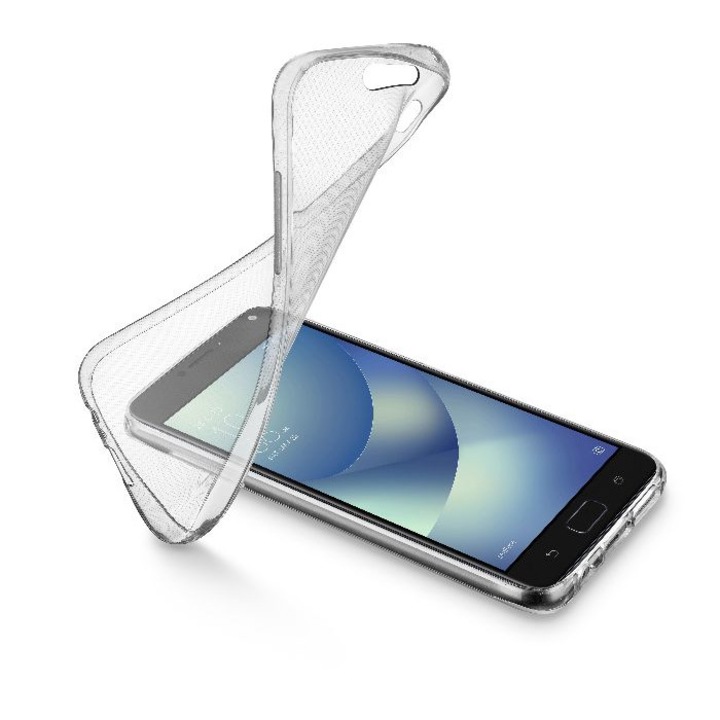 Прозрачен силиконов калъф Cellularline Soft за Asus Zenfone 4Max 5.2 ZC520KL