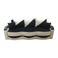 canapea extensibila milano mobambient negru material textil si piele ecologica extensie din plasa de arcuri tip relaxa cu lada de depozitare 3 perne mari si 2 perne mici incluse 230 x200 cm imagen 48_0_
0