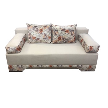 Canapea extensibila Cory, 190x140 cm, Crem, material textil, extensie 140 cm din plasa de arcuri tip relaxa, lada de depozitare, 2 perne mari si cotiere incluse, 190 x 140 cm Canapea extensibila Cory, 190x140 cm, Crem, material textil, extensie 140 cm din plasa de arcuri tip relaxa, lada de depozitare, 2 perne mari si cotiere incluse, 190 x 140 cm