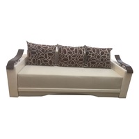 canapea extensibila claudia mobambient crem material textil si imitatie de piele extensie 150 cm din plasa de arcuri tip relaxa lada de depozitare aplicatii ornament pe brate 3 perne mari incluse 220 x 140 cm imagen 8_0_
0