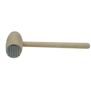 Ciocan pentru fragezirea carnii, lemn si aluminiu Ciocan pentru fragezirea carnii, lemn si aluminiu