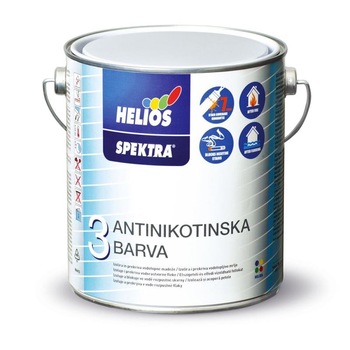 Vopsea antinicotina, HELIOS SPEKTRA, 0,75L Vopsea antinicotina, HELIOS SPEKTRA, 0,75L