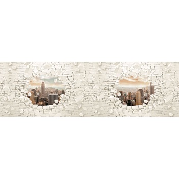 Fototapet DEGRETS 83720 3D New York 3XL 219x624cm Vlies Fototapet DEGRETS 83720 3D New York 3XL 219x624cm Vlies