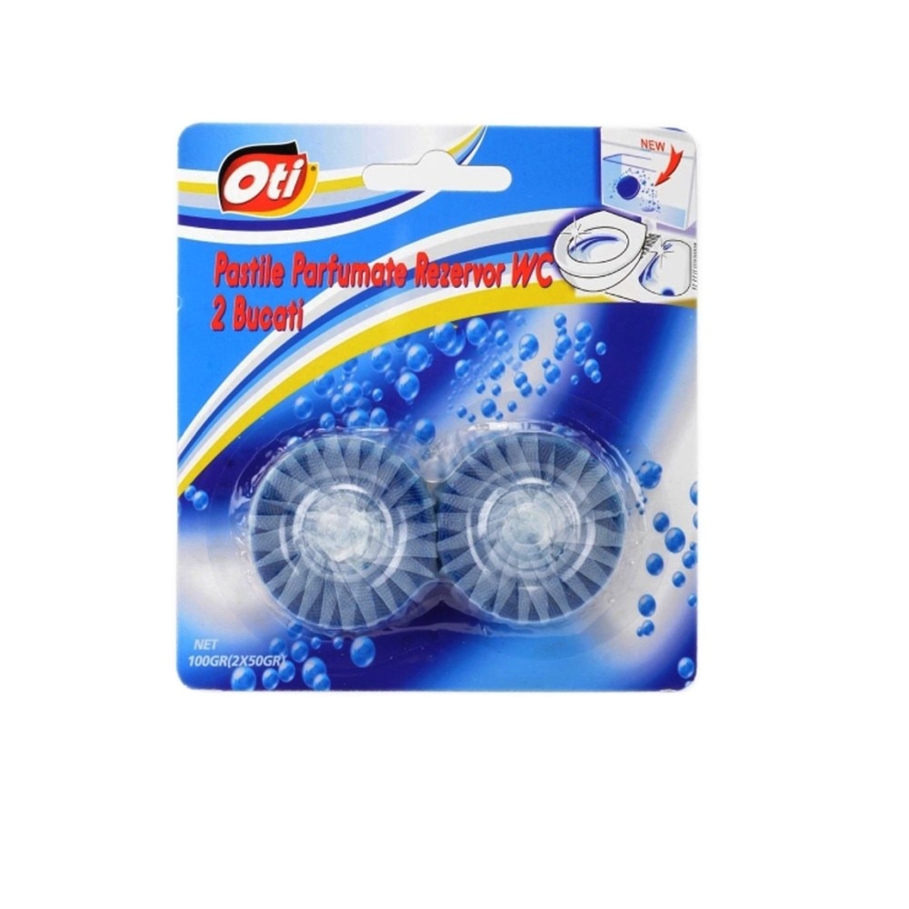 Pastile parfumate OTI pentru rezervor WC, 2 buc./set, 50 grame