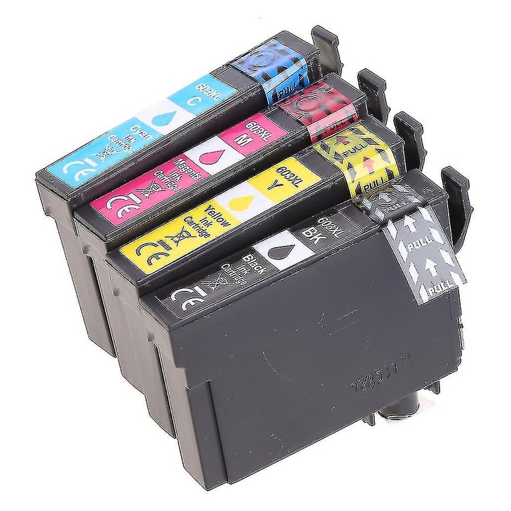 4 db kompatibilis 603XL T603 tintapatron szett Epson XP-2100/2105/3100/3105/4100/4105/WF-2810/2830/2835/2850 készülékekhez, BK/C/M/Y, fekete 14 ml, színes 13.5 ml, ECJ-35962