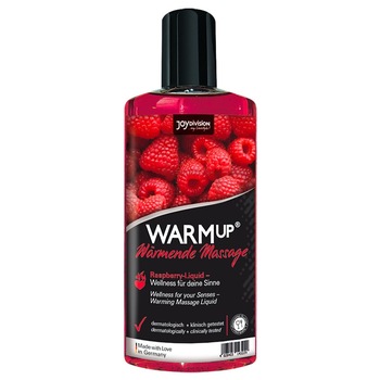 Ulei de Masaj Erotic WarmUp Zmeura, 150ml Ulei de Masaj Erotic WarmUp Zmeura, 150ml