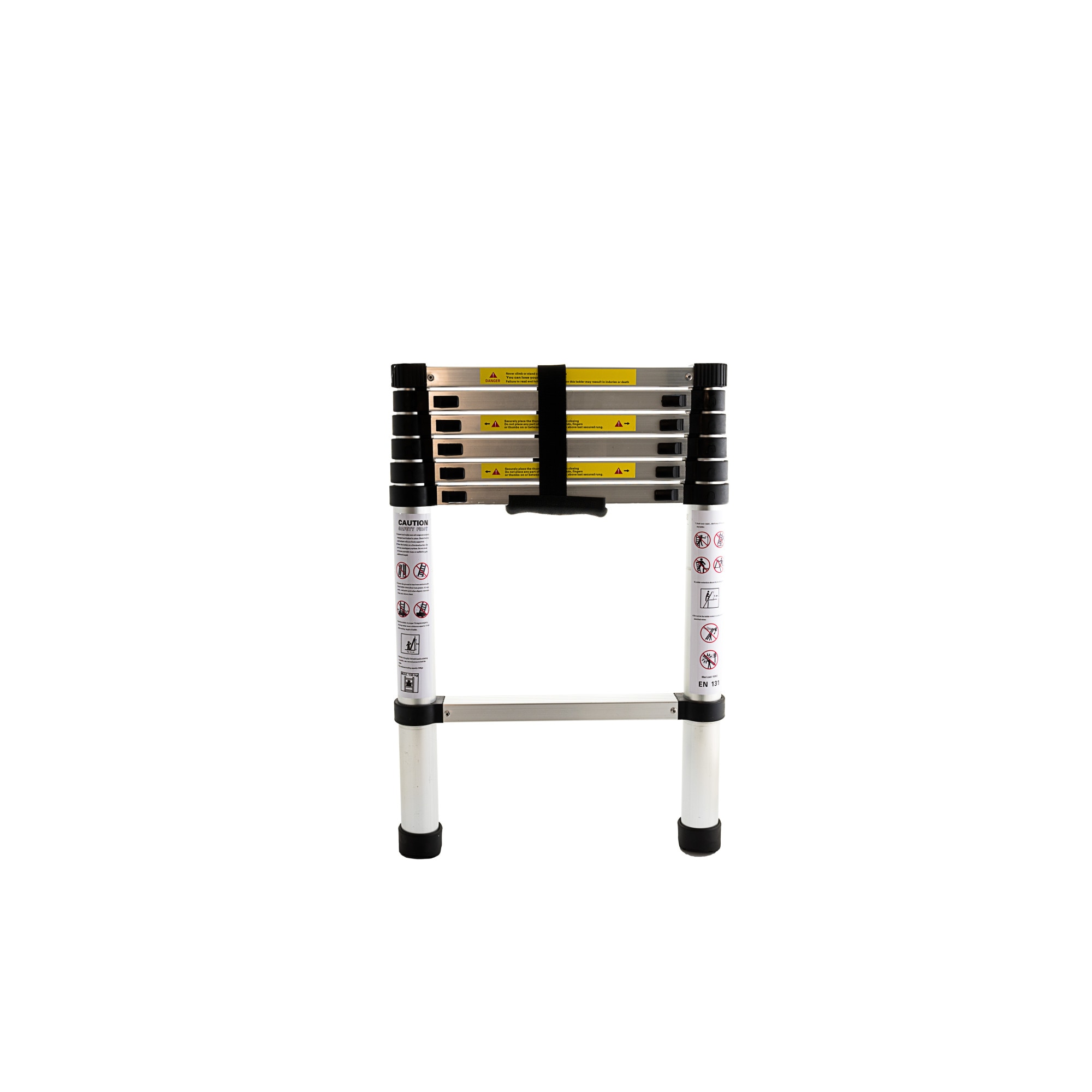 Scara telescopica QAL, 6 trepte, aluminiu, 2 m