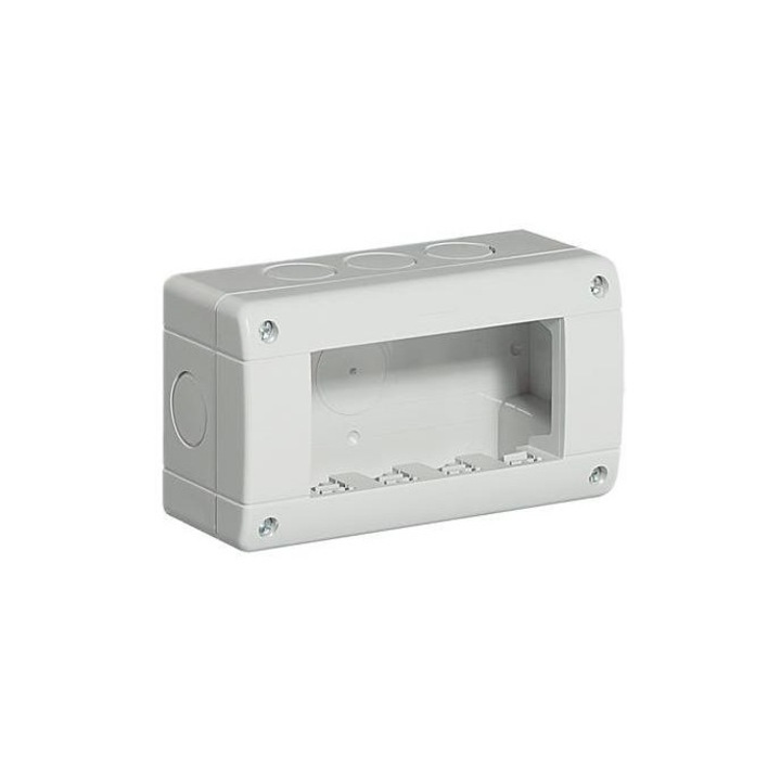Doza pentru montaj aparent IP40, 4 Module, BTICINO, MATIX IDROBOX