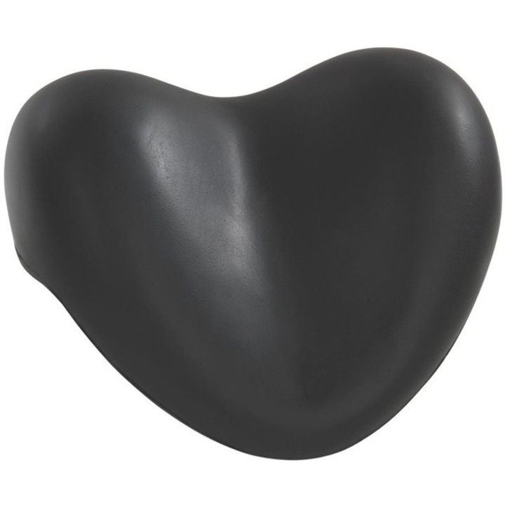 Perna relaxanta pentru cada HEART, Negru, 25x20,5x11 cm, WENKO - negru