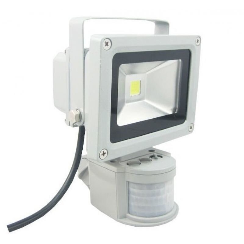 Proiector LED Braun Group cu senzor,10W, lumina calda, IP65