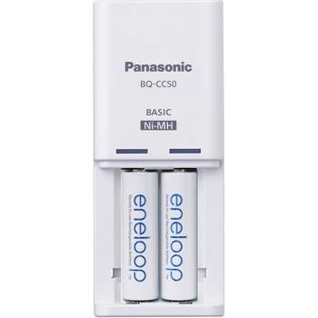 Set incarcator Panasonic Eneloop BQ-CC50 + 2 x R6/AA Eneloop 2000mAh BK-3MCCE Set incarcator Panasonic Eneloop BQ-CC50 + 2 x R6/AA Eneloop 2000mAh BK-3MCCE