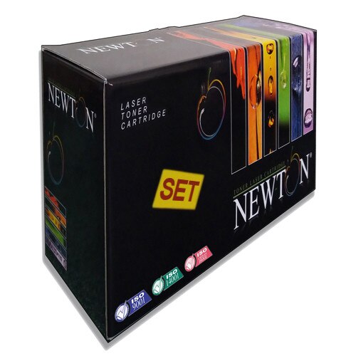 SET 4 Cartuse Color compatibil cu cu HP CF350A CF351A CF352A CF353A (bk-cy-ye-ma) - HP LaserJet Pro MFP M176, HP LaserJet Pro MFP M177 - 1.3k Bk, 1k C/Y/M. Toner NEW-TON certificat ISO 9001-14001 si OHSAS 18001