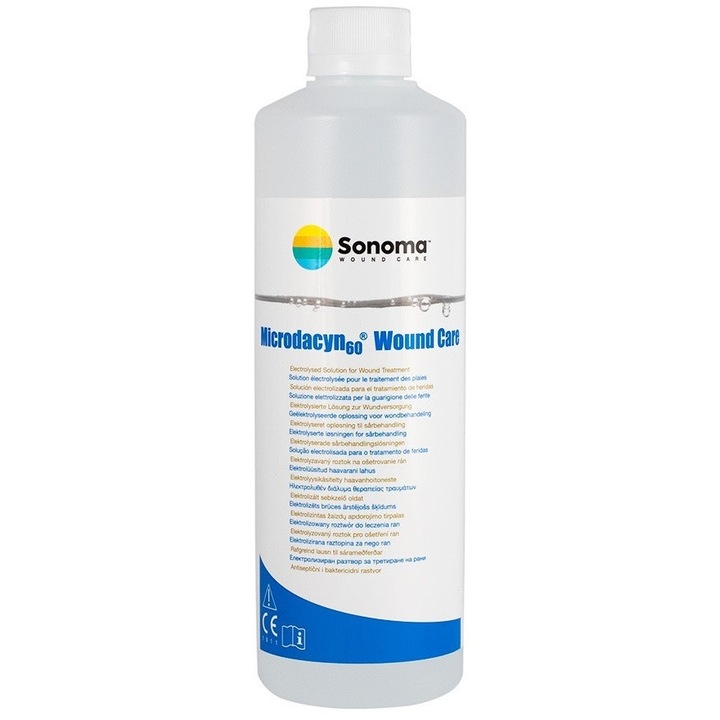 Dezinfectant pentru rani Microdacyn60 Wound Care solutie 500ml