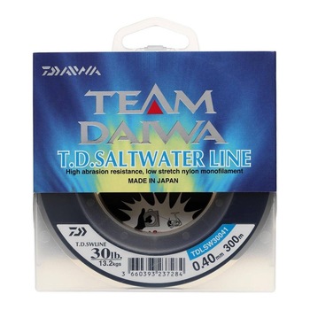 Fir monofilament Daiwa TD Saltwater 300m 0.30 mm Fir monofilament Daiwa TD Saltwater 300m 0.30 mm