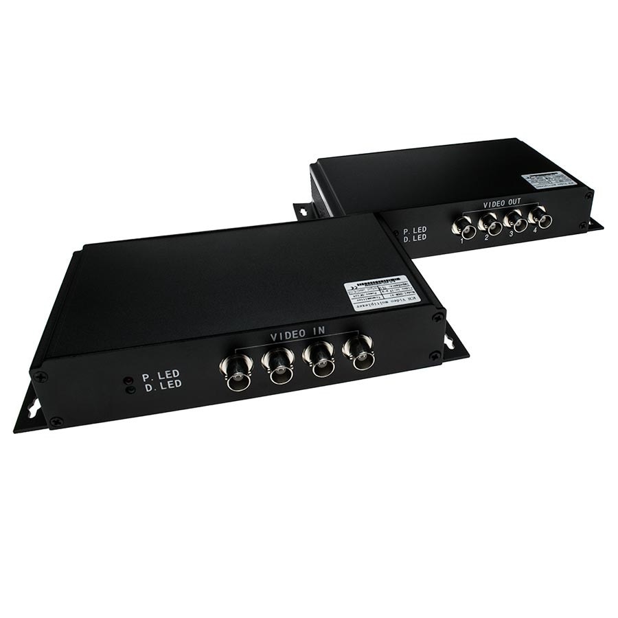 Multiplexor semnal video complex, 4 semnale pe 1 cablu coaxial, DXM-41