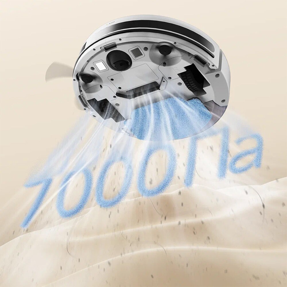 Robot Aspirator cu Telecomanda, Statie Perete, 4 Moduri de Curatare - Deerma (DEM-S40) - White