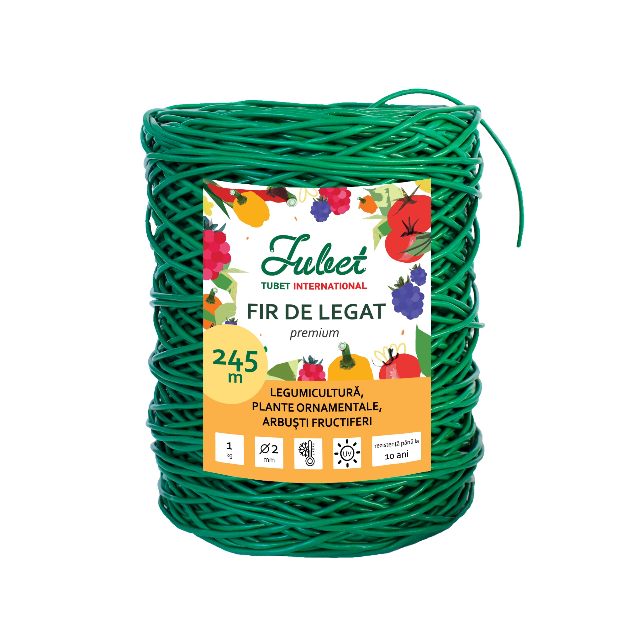 Fir de legat Tubet premium (PVC), 2 mm 1 kg 245 m, ideal pentru ...