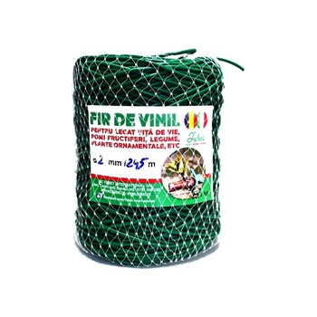 Tubeto - Tub de vinil pentru legat vita de vie, pomi fructiferi, legume - 2 mm Tubeto - Tub de vinil pentru legat vita de vie, pomi fructiferi, legume - 2 mm
