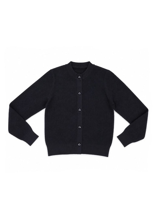 Cardigan elegant scoala, pentru fete, cu nasturi, bleumarin
