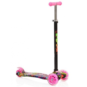 Trotineta cu lumini Rapture Pink Trotineta cu lumini Rapture Pink