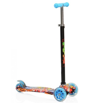 Trotineta cu lumini Rapture Blue Trotineta cu lumini Rapture Blue