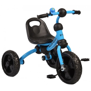 Tricicleta cu roti din cauciuc Albatross Blue Tricicleta cu roti din cauciuc Albatross Blue