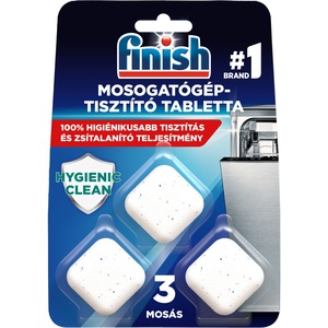 Finish In Wash mosogatógép-tisztító tabletta, gépi program alatt használható, 3 db
