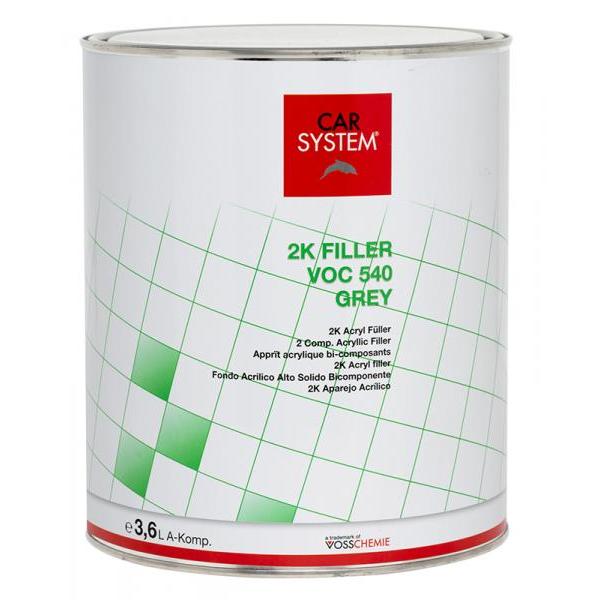 Set Filler Acrilic, Car System 144.026, Ambalaj 3.6 L, cu Intaritor 0.9L